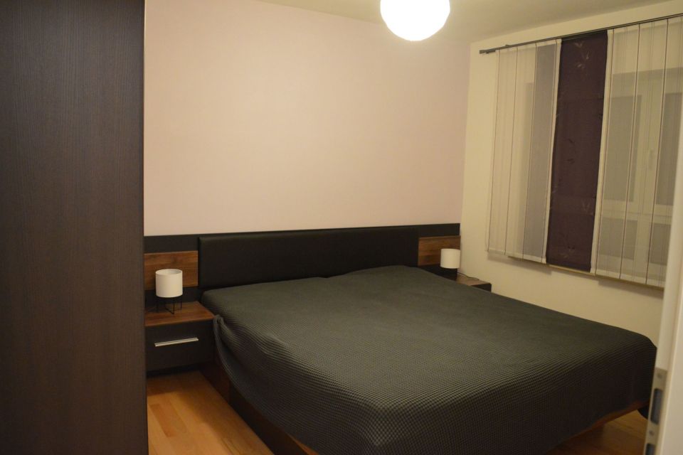 Schlafzimmer mit Doppelbett, Foto: S. Dahlitz, Lizenz: S. Dahlitz